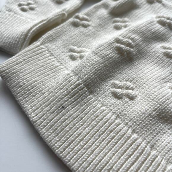 J.Crew Crewcuts Bobble Sweater for Girls in Ivory Size Medium NWT - Picture 5 of 7